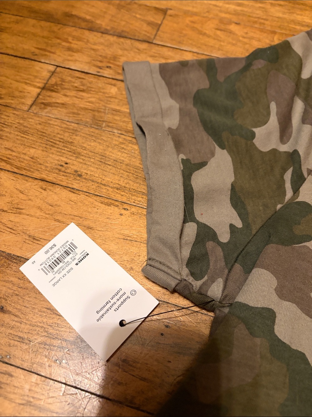 Sonoma Green and Brown Camo Dress - Picture 9 of 10
